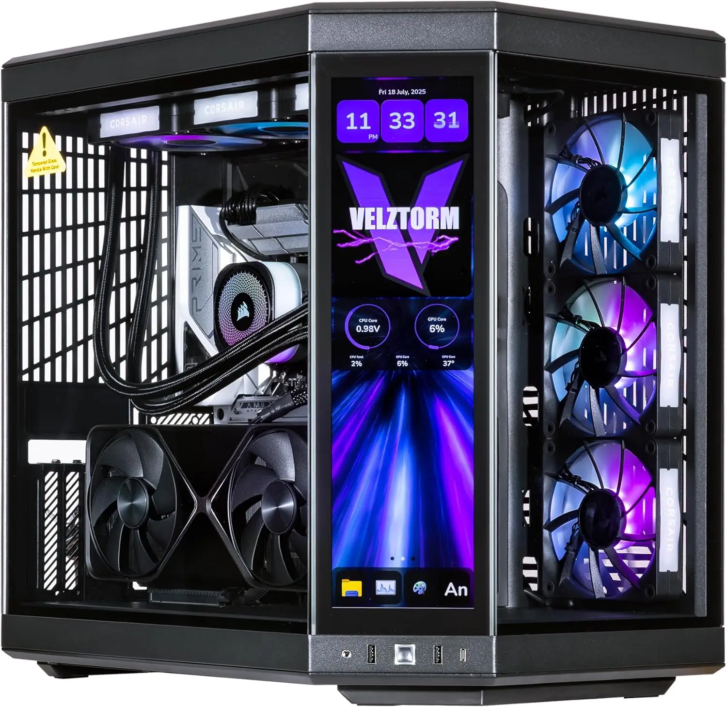Velztorm LCD Black Praetix Cus - Rtx 5080 16Gb 评论和价格