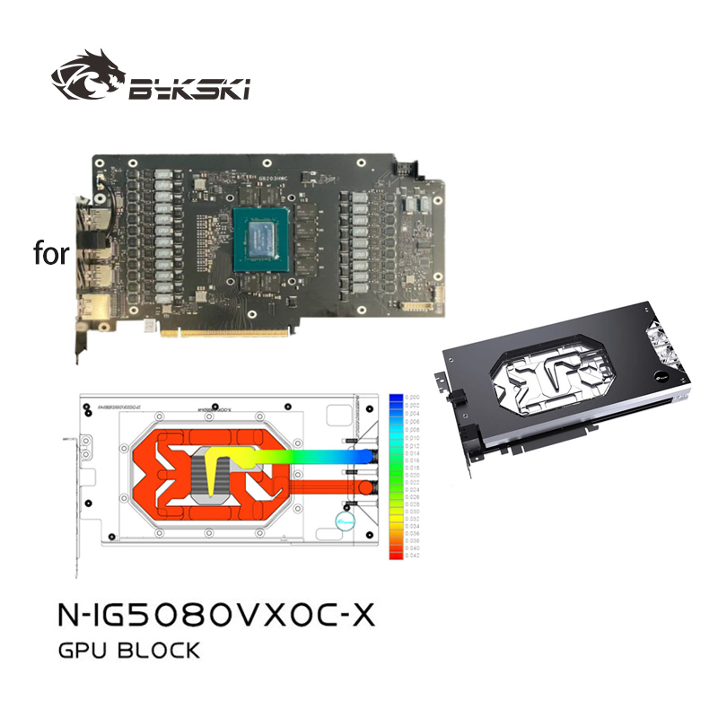 Bykski N-IG5080VXOC-X GPU Bloc - Rtx 5080 16Gb 评论和价格