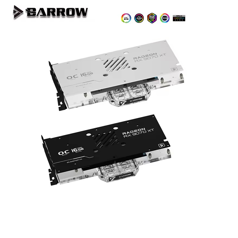 Barrow GPU Water Block For Sap - Rx 9070 16Gb 评论和价格