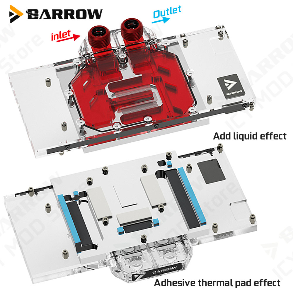 Barrow Graphics Card Water Coo - Rx 9070 16Gb 评论和价格