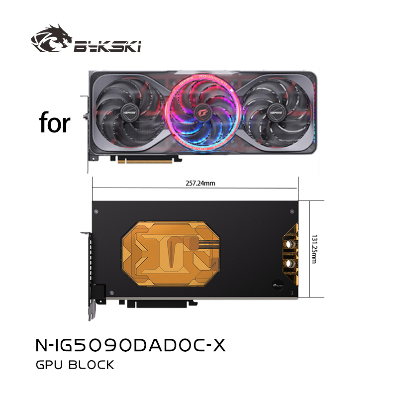 Bykski GPU Block for Colorful  - Rtx 5090 32Gb 评论和价格