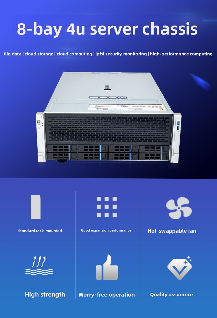 8-Disk 4U Rack-type Multi-disk - Server Gpu Chassis 4U 评论和价格