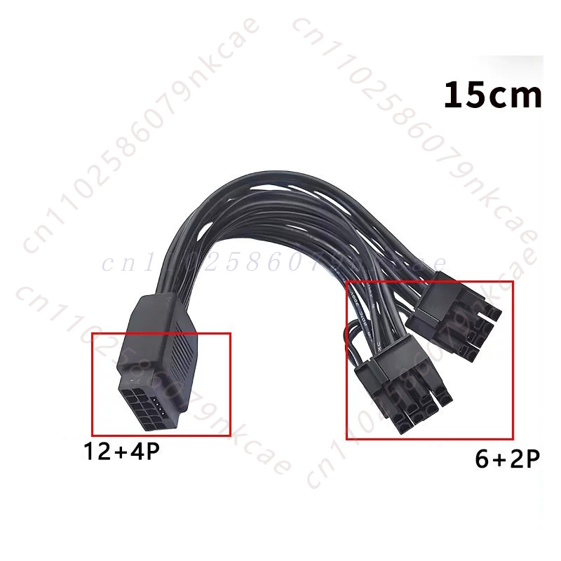 12VHPWR 16Pin Female to Dual 8 - Dual 8Pin To 16Pin 12Vhpwr Cable 评论和价格