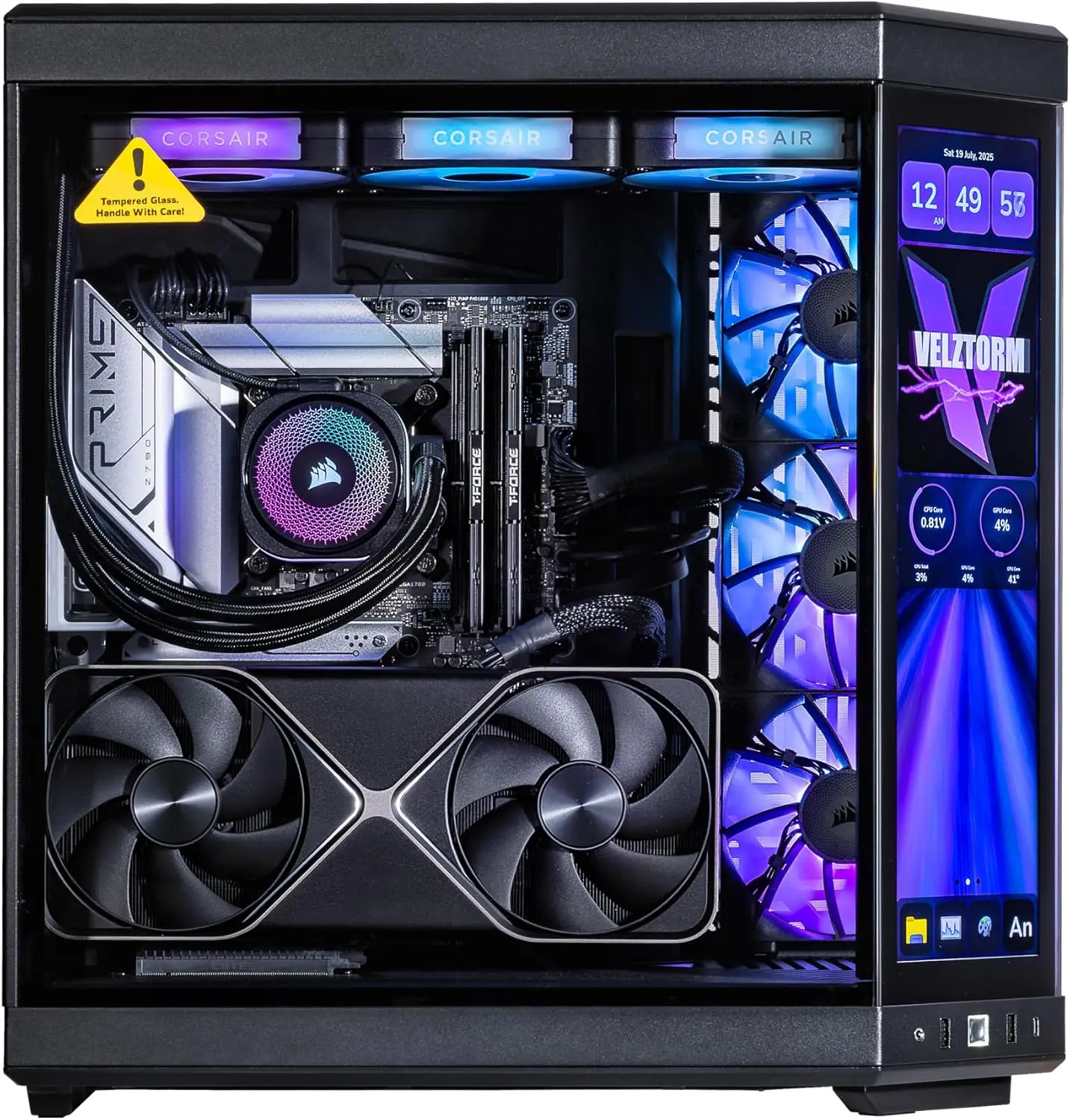 Velztorm LCD Black Praetix Cus - Rtx 5090 32Gb 评论和价格